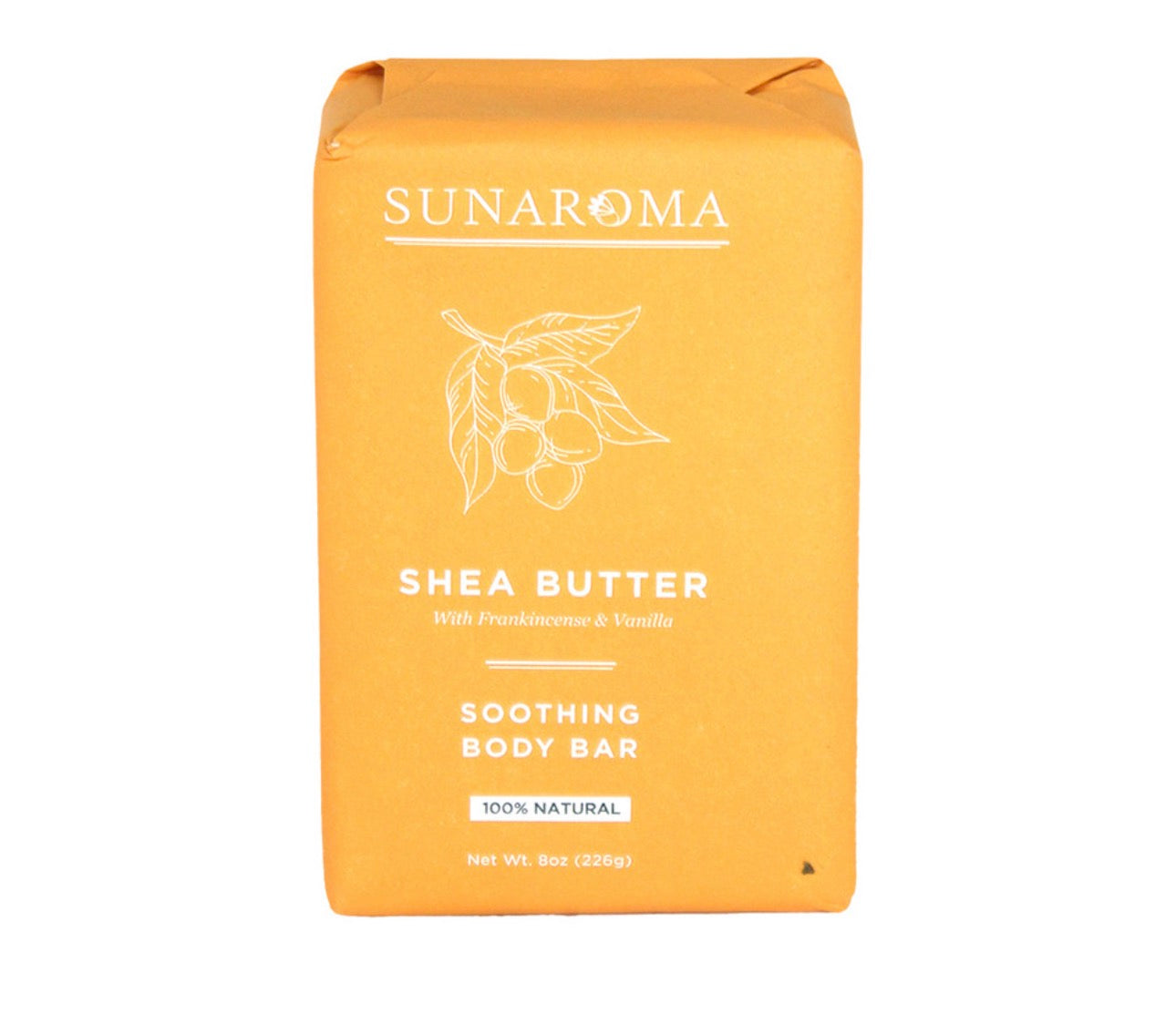 Sunaroma Shea Butter Soothing Body Bar - 8 oz