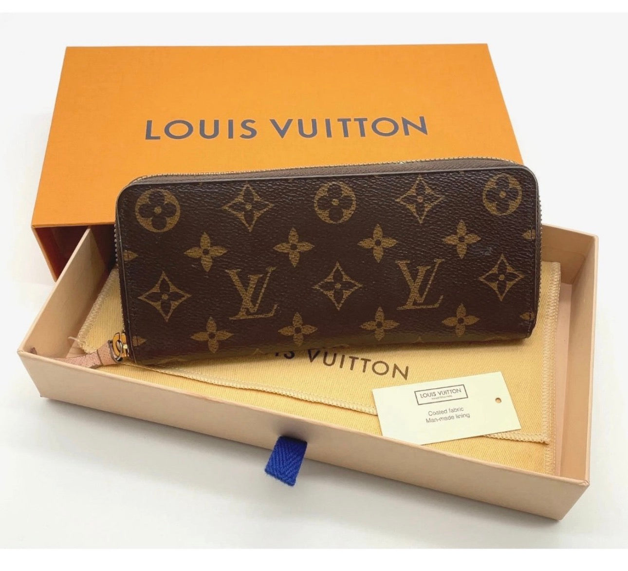 ##5 LV Long Zipper Brown Flower