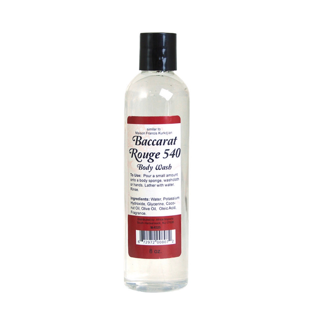 Baccarat Rouge 540 (MFK Type) Body Wash 8oz.