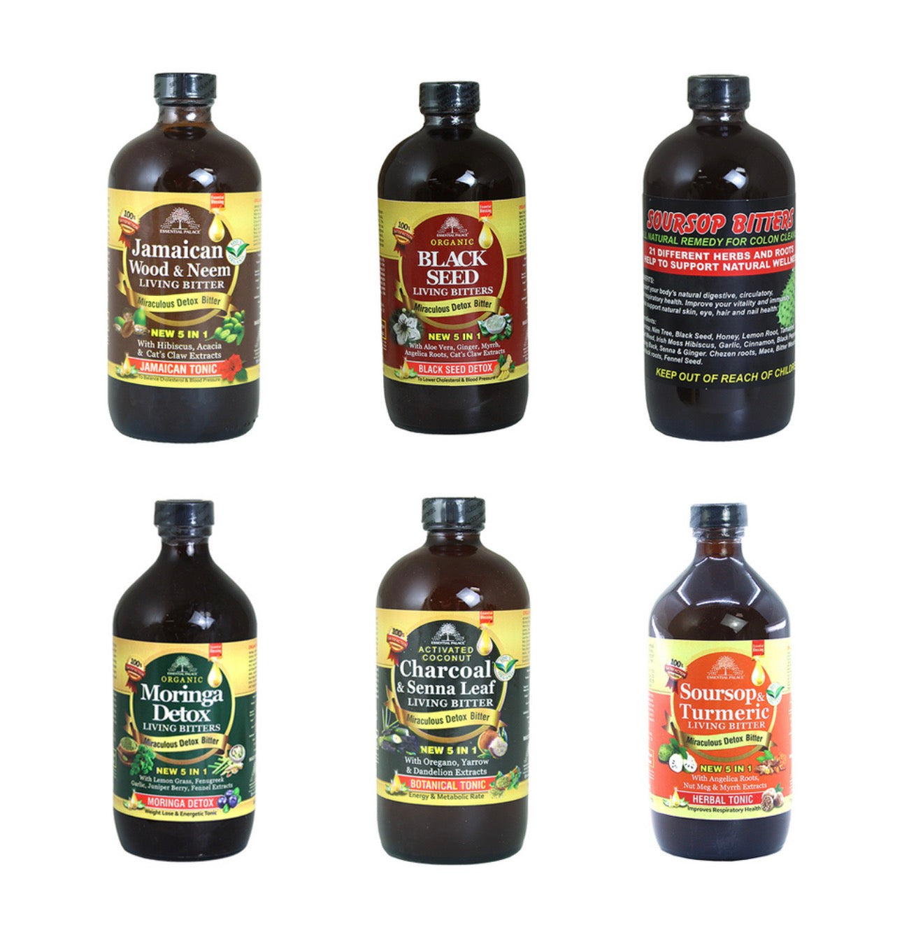 Set of 6 Bitters - 11 lbs