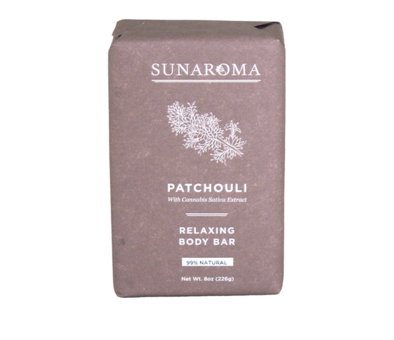 Sunaroma Patchouli Relaxing Body Bar - 8 oz