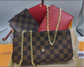 ###10 Shoulder Bag Red Interior Lining