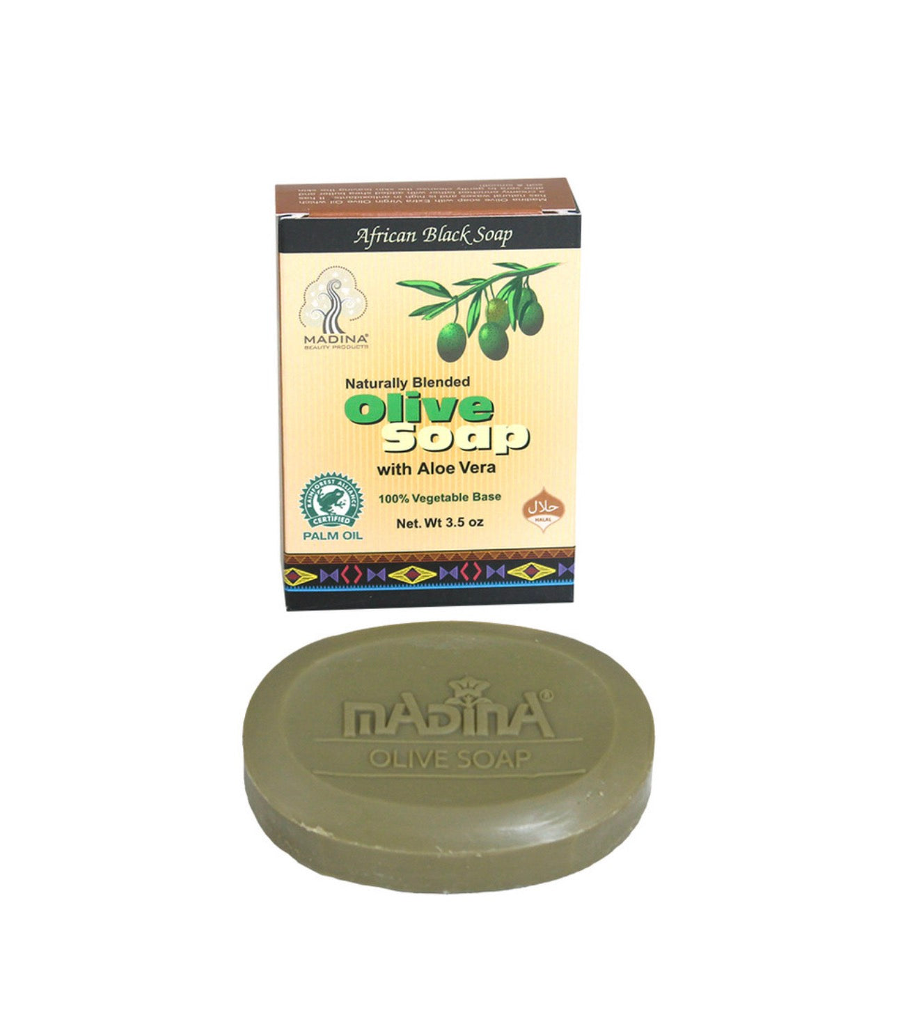 Madina Olive Soap W/ Aloe Vera